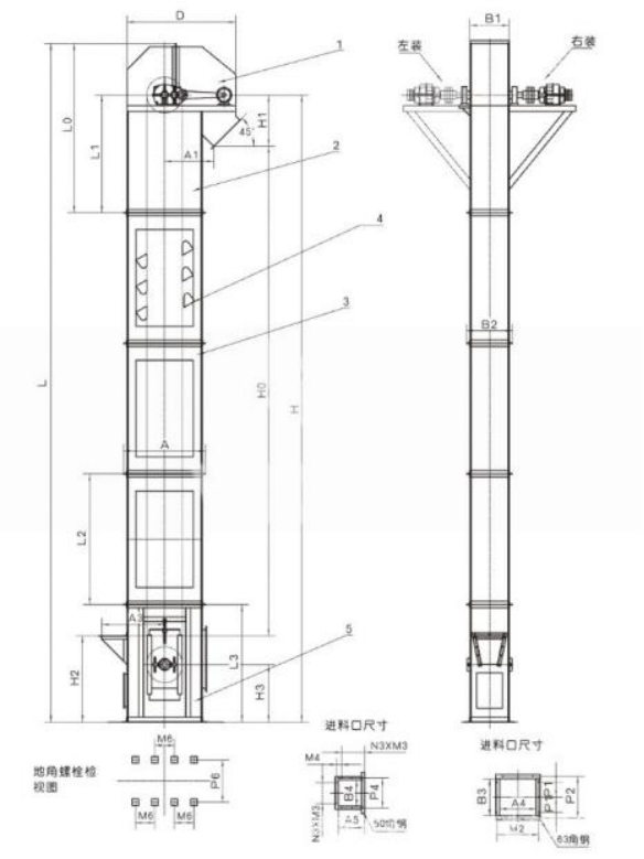 TD型鬥式提升機 TD型鬥(dòu)式提升機